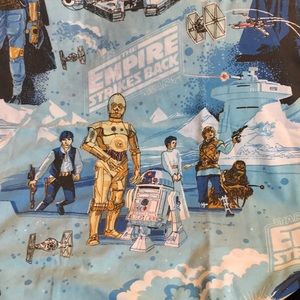 Star Wars empire strikes bk 1979 twin bottom sheet